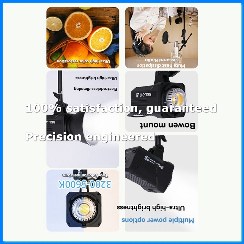 300W Bi LED ビデオライト、ポートレート、屋外写真 - Photography Lighting System のレビューと価格