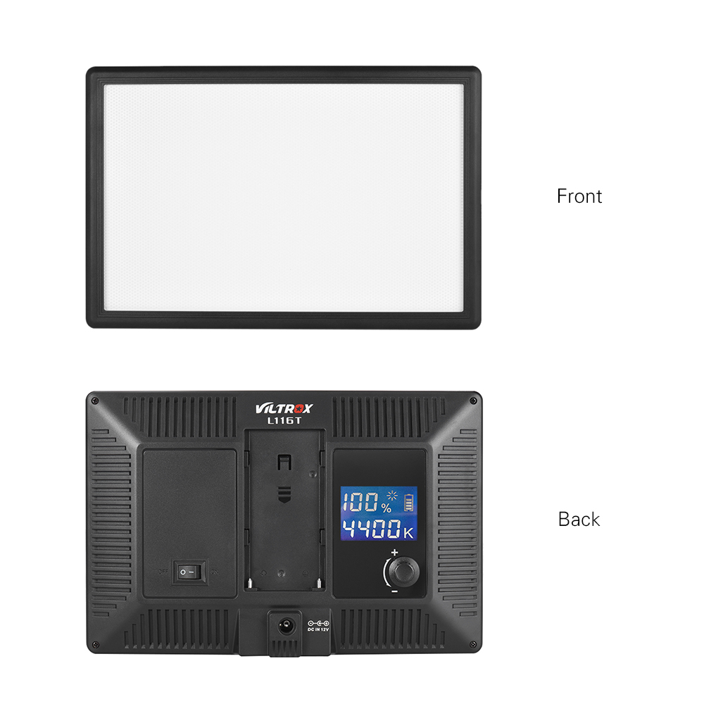 Viltrox L116T LCD バイカラー＆調光可能な  - Video Light Panel Led のレビューと価格