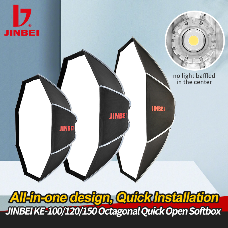 JINBEI KE-150cmクイックセットアップソフトボッ - Photography Studio Lighting Set Up のレビューと価格