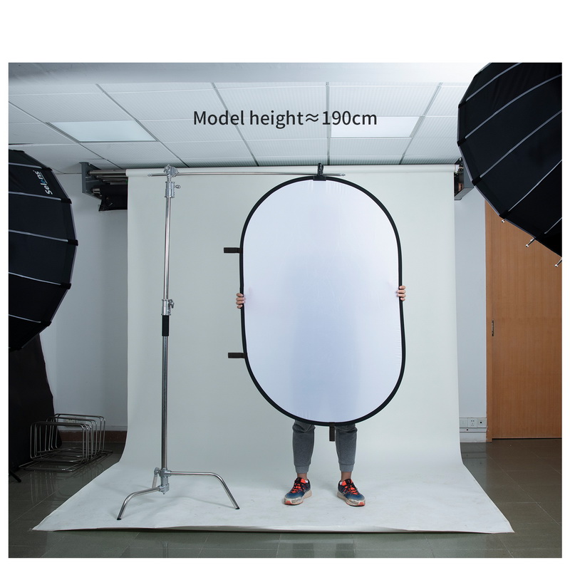 楕円形の折りたたみ式ソフトフォトライト,100x150cm, - Video Light Panel Led のレビューと価格