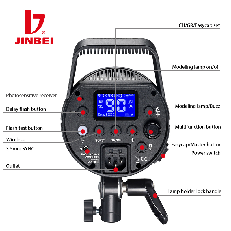 JINBEI DPX-800II 800W 25W LED撮 - Good Lighting In Photography のレビューと価格